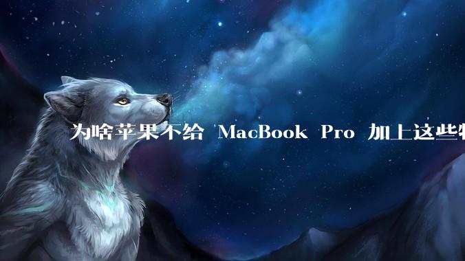 为啥苹果不给 MacBook Pro 加上这些特性？