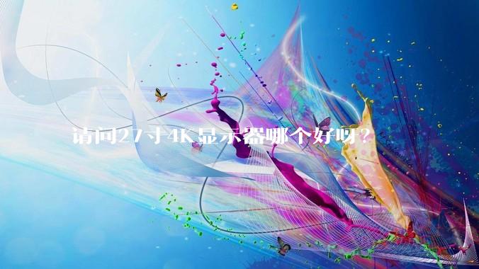 请问27寸4K显示器哪个好呀？